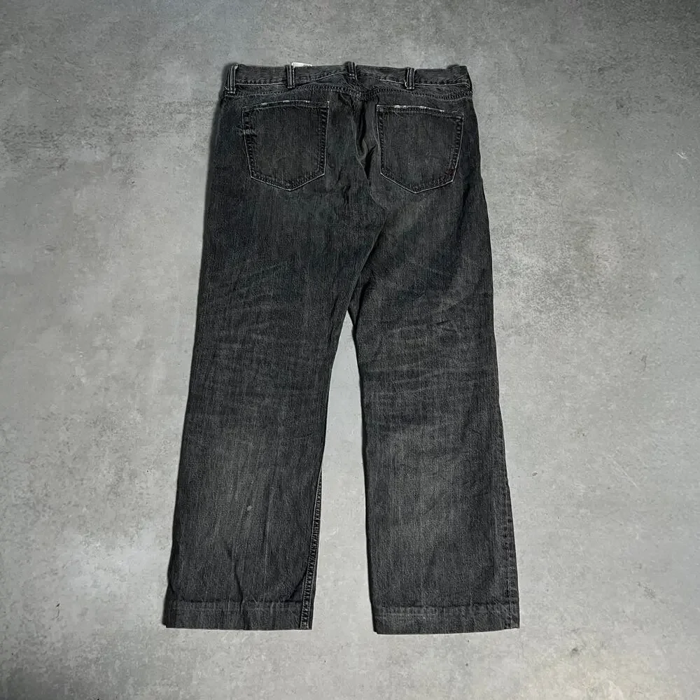 Banana Republic Relaxed Vintage Straight Mens Size 38x32 Jeans Loose Grey Denim